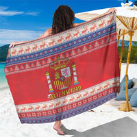 Spain Coat Of Arms Christmas Sarong Feliz Navidad - Wonder Print Shop