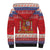 Spain Coat Of Arms Christmas Sherpa Hoodie Feliz Navidad - Wonder Print Shop