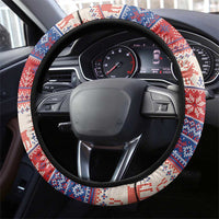Spain Coat Of Arms Christmas Steering Wheel Cover Feliz Navidad - Wonder Print Shop