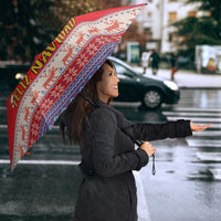 Spain Coat Of Arms Christmas Umbrella Feliz Navidad - Wonder Print Shop