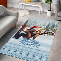Merry Slothmas Area Rug Life Is Better With A Sloth - Wonder Print Shop