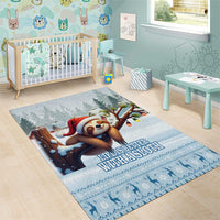 Merry Slothmas Area Rug Life Is Better With A Sloth - Wonder Print Shop
