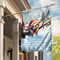 Merry Slothmas Garden Flag Life Is Better With A Sloth - Wonder Print Shop