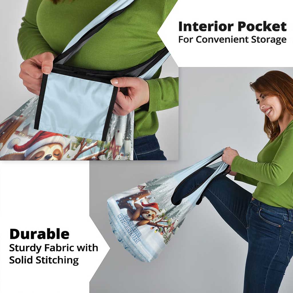 Merry Slothmas Grocery Bag Life Is Better With A Sloth