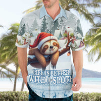 Merry Slothmas Hawaiian Shirt Life Is Better With A Sloth - Wonder Print Shop