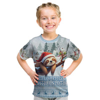 Merry Slothmas Kid T Shirt Life Is Better With A Sloth - Wonder Print Shop