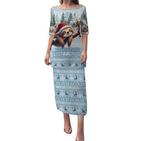 Merry Slothmas Puletasi Life Is Better With A Sloth - Wonder Print Shop