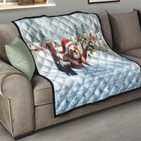 Merry Slothmas Quilt Life Is Better With A Sloth - Wonder Print Shop