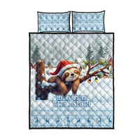 Merry Slothmas Quilt Bed Set Life Is Better With A Sloth - Wonder Print Shop