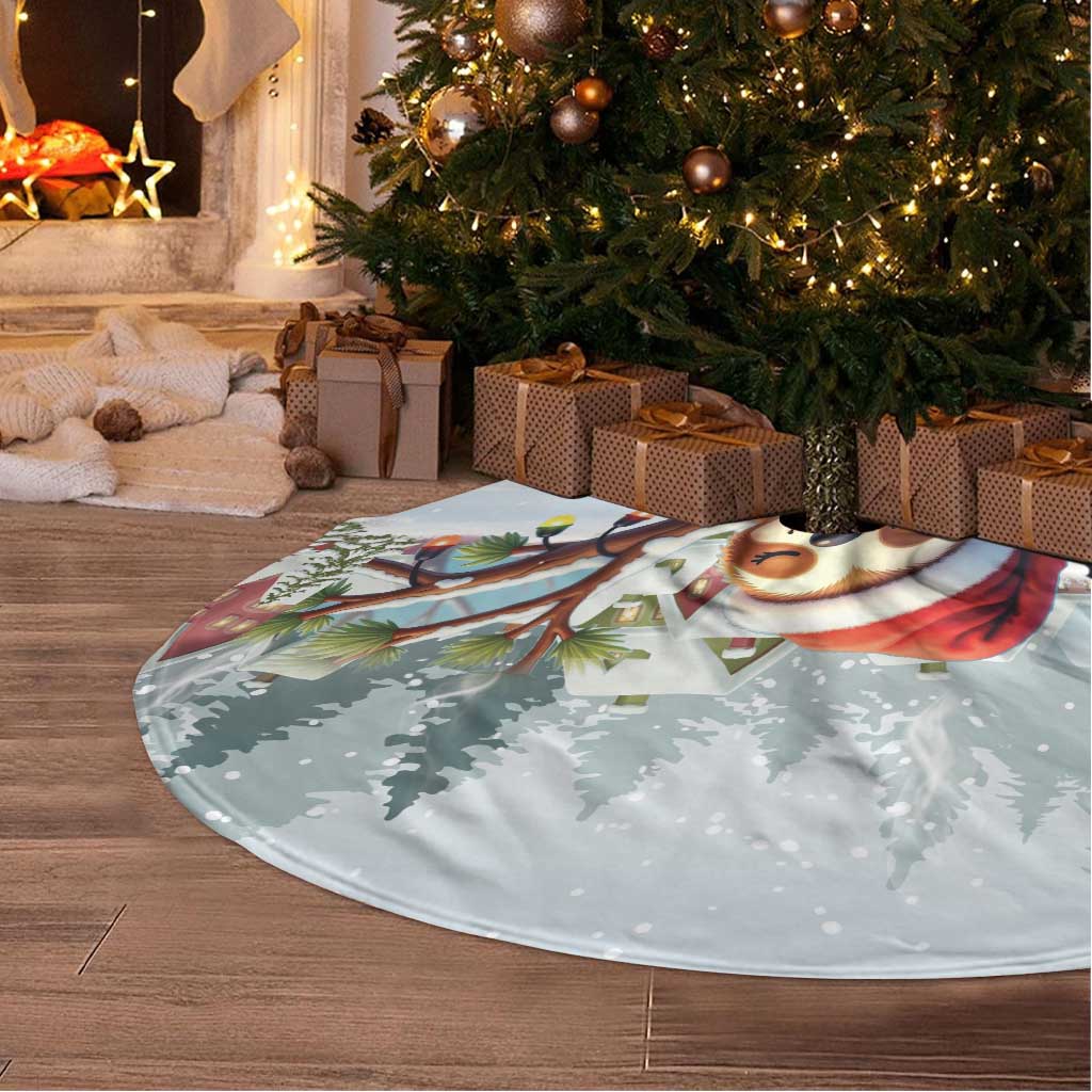 Merry Slothmas Tree Skirt Life Is Better With A Sloth - Wonder Print Shop