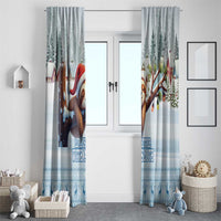 Merry Slothmas Window Curtain Life Is Better With A Sloth - Wonder Print Shop