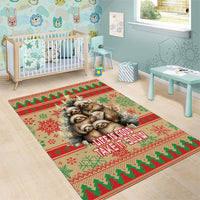 Slothy Christmas Area Rug Life Is Good Take It Slow - Wonder Print Shop