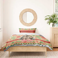 Slothy Christmas Bedding Set Life Is Good Take It Slow - Wonder Print Shop