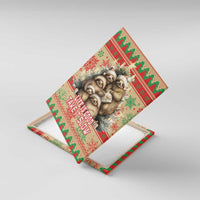 Slothy Christmas Canvas Wall Art Life Is Good Take It Slow - Wonder Print Shop