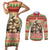 Slothy Christmas Couples Matching Short Sleeve Bodycon Dress and Long Sleeve Button Shirt Life Is Good Take It Slow - Wonder Print Shop
