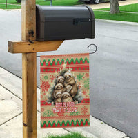 Slothy Christmas Garden Flag Life Is Good Take It Slow - Wonder Print Shop