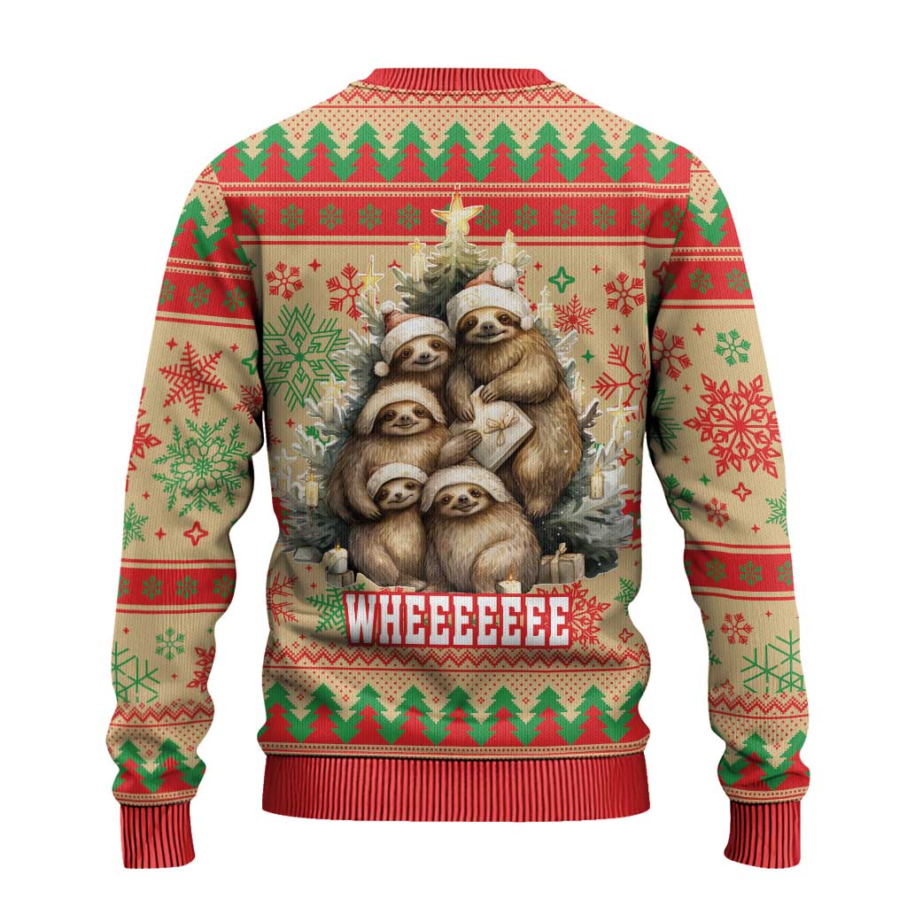 Slothy Christmas Ugly Christmas Sweater Life Is Good Take It Slow - Wonder Print Shop