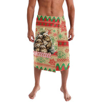 Slothy Christmas Lavalava Life Is Good Take It Slow - Wonder Print Shop