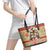 Slothy Christmas Leather Tote Bag Life Is Good Take It Slow - Wonder Print Shop