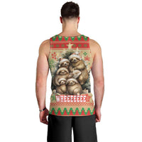 Slothy Christmas Men Tank Top Life Is Good Take It Slow - Wonder Print Shop