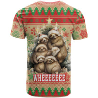 Slothy Christmas T Shirt Life Is Good Take It Slow - Wonder Print Shop