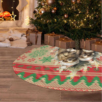 Slothy Christmas Tree Skirt Life Is Good Take It Slow - Wonder Print Shop