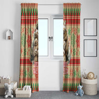 Slothy Christmas Window Curtain Life Is Good Take It Slow - Wonder Print Shop