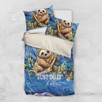 Sloth Starry Night Bedding Set I'm Not Lazy - Wonder Print Shop