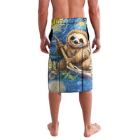 Sloth Starry Night Lavalava I'm Not Lazy - Wonder Print Shop
