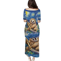 Sloth Starry Night Puletasi I'm Not Lazy - Wonder Print Shop