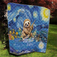 Sloth Starry Night Quilt I'm Not Lazy - Wonder Print Shop