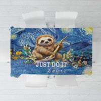 Sloth Starry Night Tablecloth I'm Not Lazy - Wonder Print Shop
