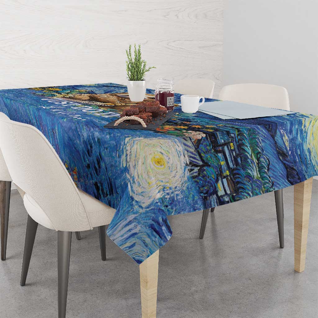 Sloth Starry Night Tablecloth I'm Not Lazy - Wonder Print Shop
