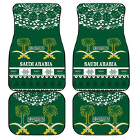 Saudi Arabia Christmas Car Mats Coat Of Arms Milad Mubarak - Wonder Print Shop