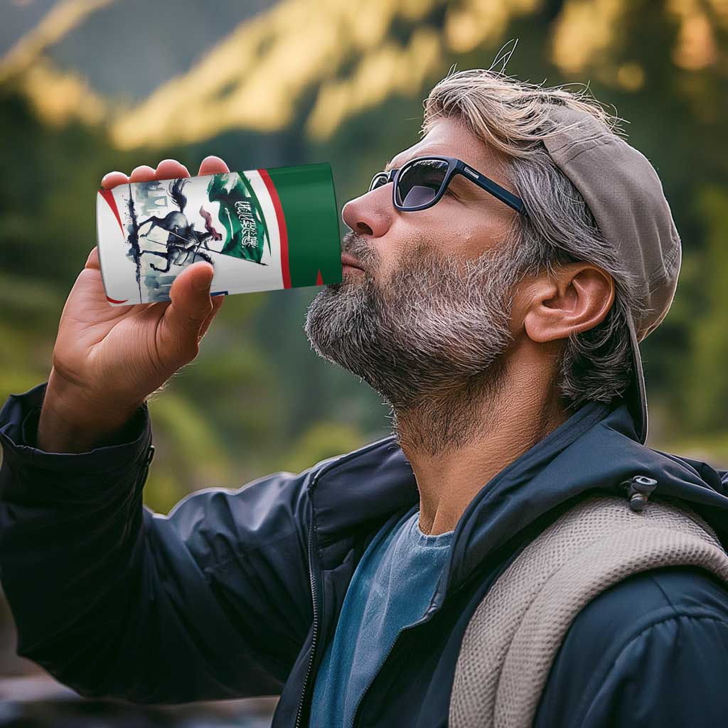 Saudi Arabia Horse Riders 4 in 1 Can Cooler Tumbler Arab Style - Wonder Print Shop