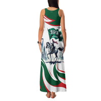 Saudi Arabia Horse Riders Family Matching Tank Maxi Dress and Hawaiian Shirt Arab Style - Wonder Print Shop