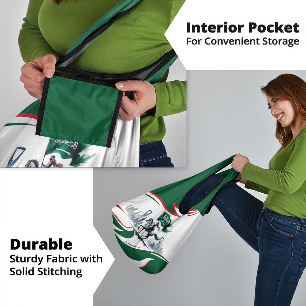 Saudi Arabia Horse Riders Grocery Bag Arab Style