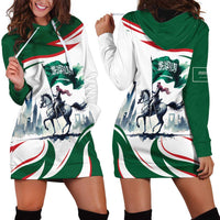 Saudi Arabia Horse Riders Hoodie Dress Arab Style - Wonder Print Shop