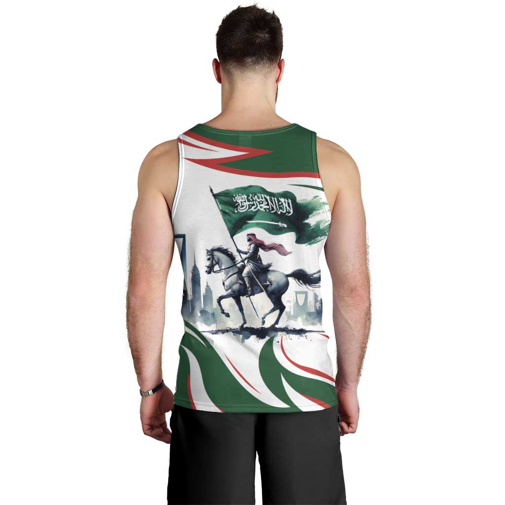 Saudi Arabia Horse Riders Men Tank Top Arab Style - Wonder Print Shop