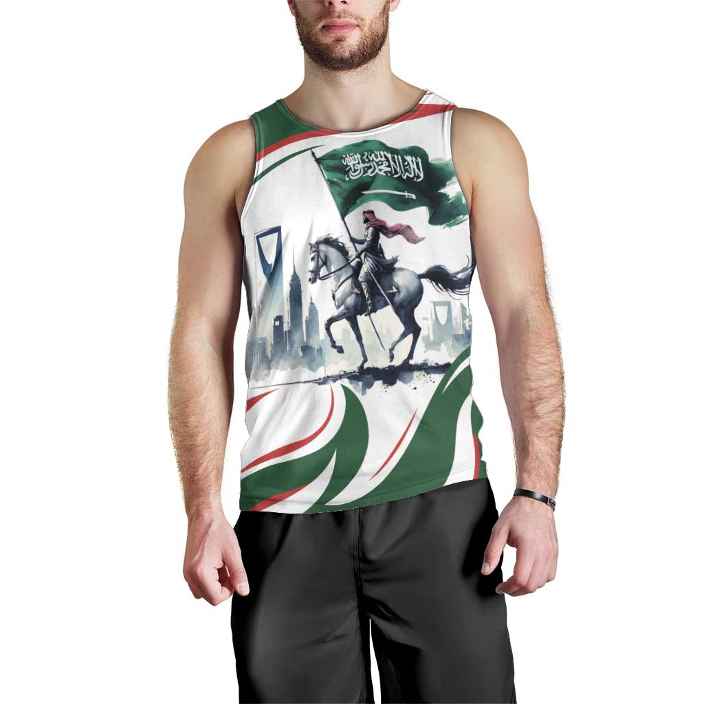 Saudi Arabia Horse Riders Men Tank Top Arab Style - Wonder Print Shop