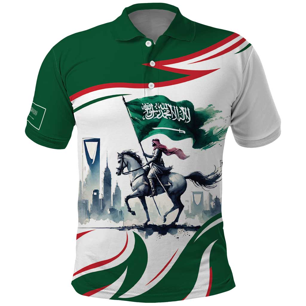 Saudi Arabia Horse Riders Polo Shirt Arab Style - Wonder Print Shop