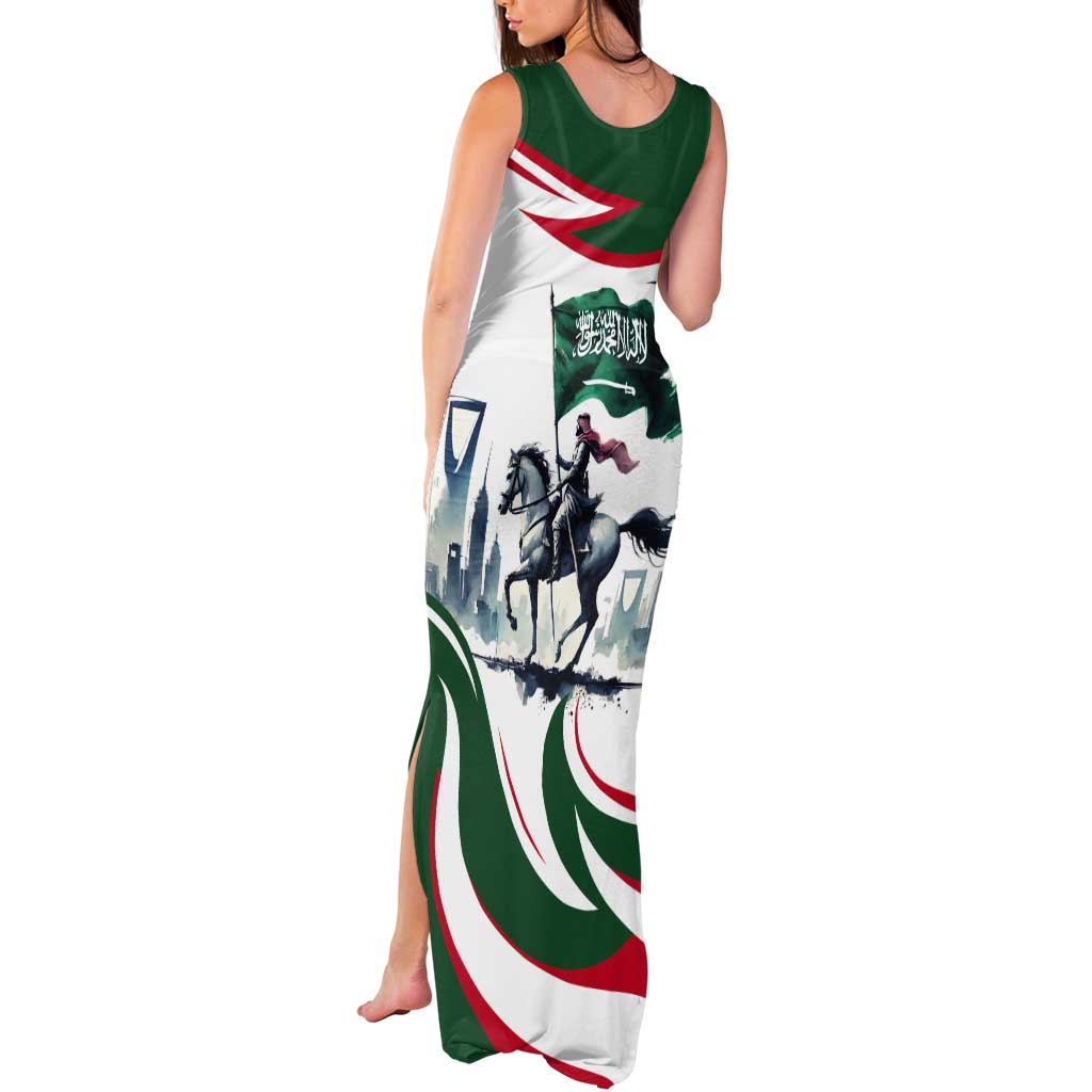 Saudi Arabia Horse Riders Tank Maxi Dress Arab Style - Wonder Print Shop