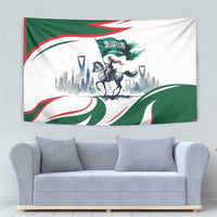 Saudi Arabia Horse Riders Tapestry Arab Style - Wonder Print Shop