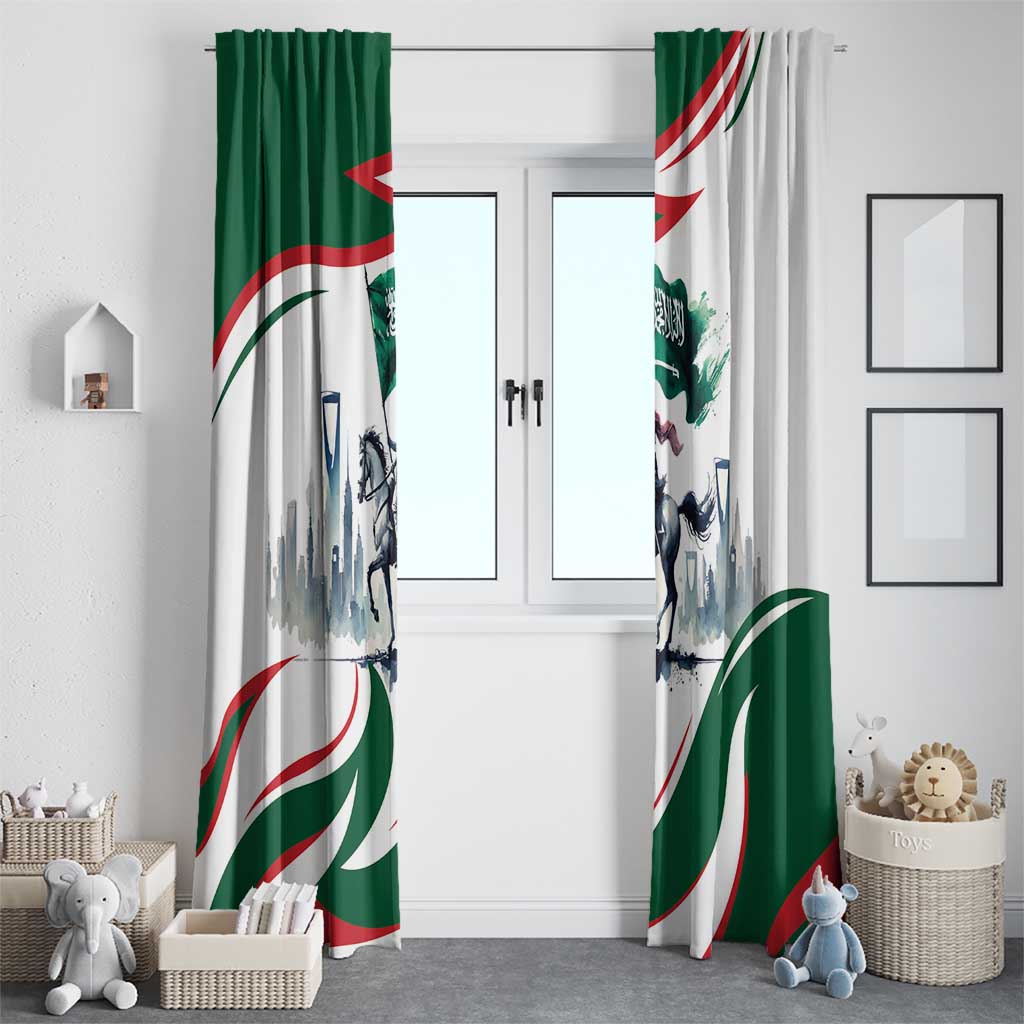 Saudi Arabia Horse Riders Window Curtain Arab Style - Wonder Print Shop