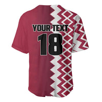Custom Qatar Football Baseball Jersey Maroon One Go Champion - Wonder Print Shop