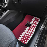 Custom Qatar Football Car Mats Maroon One Go Champion - Wonder Print Shop