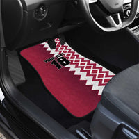 Custom Qatar Football Car Mats Maroon One Go Champion - Wonder Print Shop