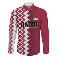 Custom Qatar Football Family Matching Puletasi and Hawaiian Shirt Maroon One Go Champion - Wonder Print Shop
