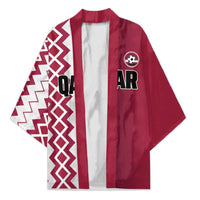 Custom Qatar Football Kimono Maroon One Go Champion - Wonder Print Shop