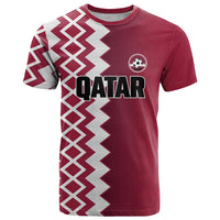 Custom Qatar Football T Shirt Maroon One Go Champion - Wonder Print Shop